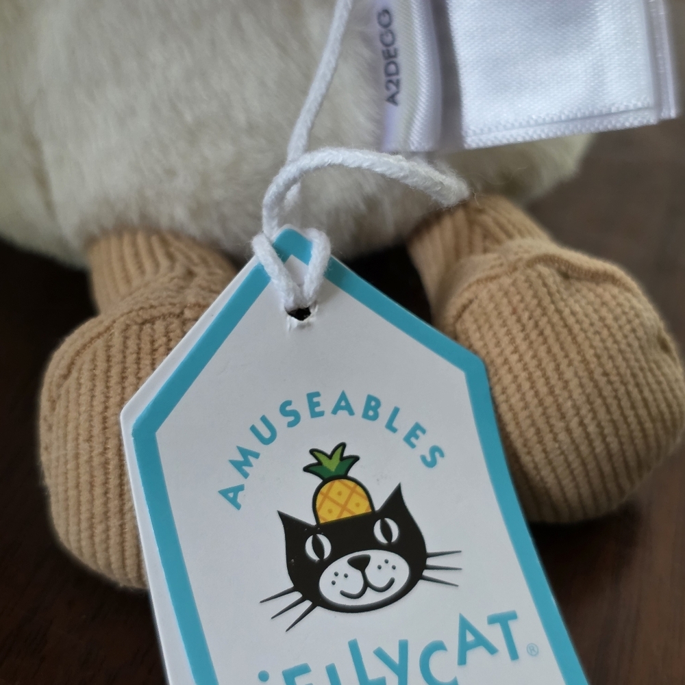 Jellycat Amuseable Devilled Egg - NWT, Retired/Rare New in bag Plush - Picture 8 of 9